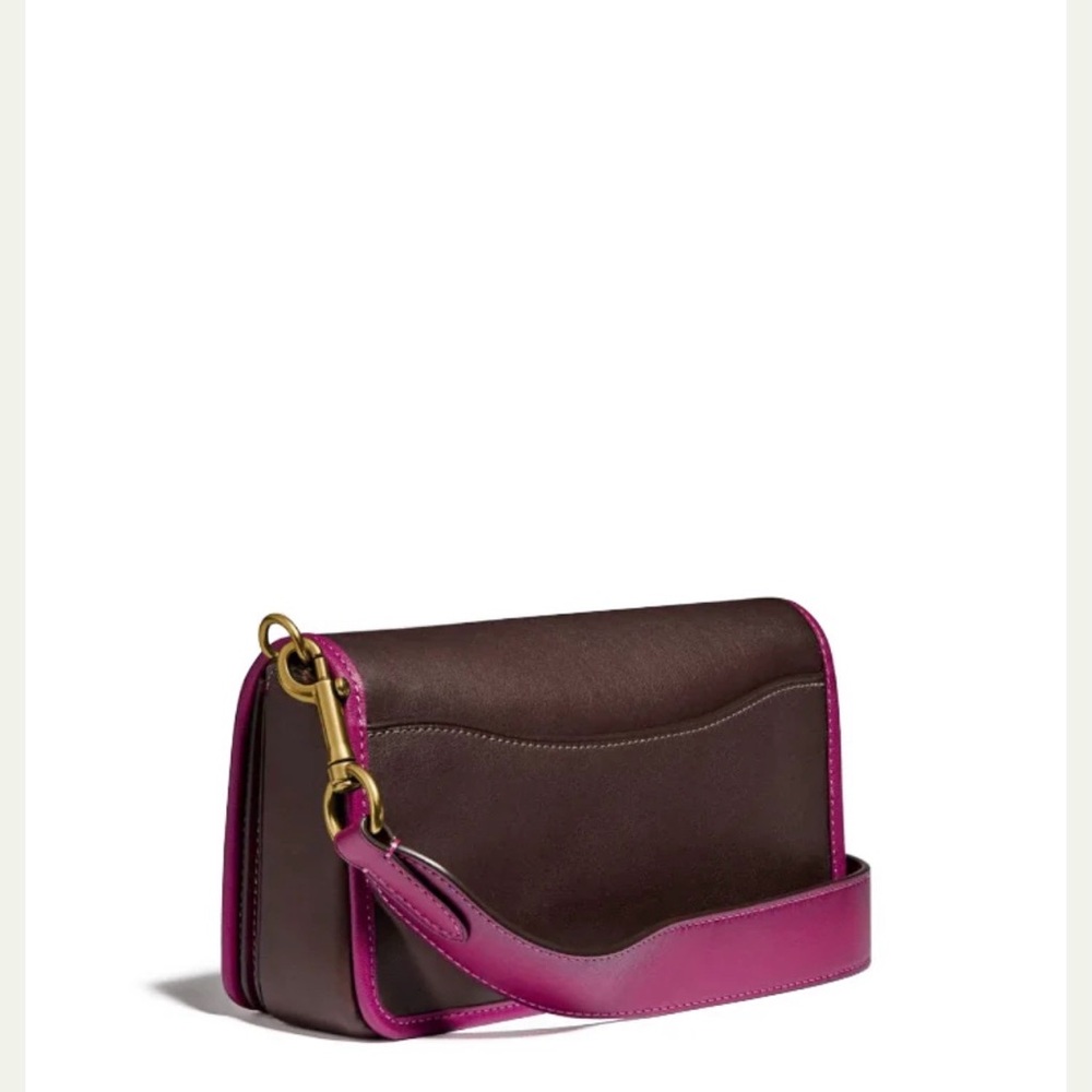 AUTHENTIC Coach Dinky Colorblock - Limited Edition GloveTanned Leather Bag - Picture 14 of 15